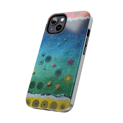 Vibrant Tough Phone Cases, Colorful Smartphone Accessories, Unique Phone Cover, Gift for Her, Artsy Tech Gear, Summer Vibe