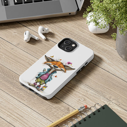 Whimsical Fox Tough Phone Case | Cute Animal Cover by Skipper