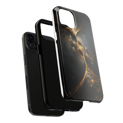 Galactic Elegance Tough Phone Case - Premium Protection for Cosmic Lovers