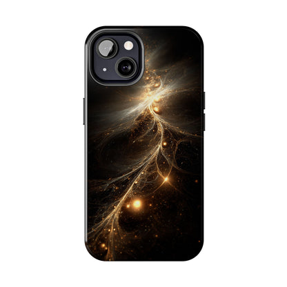 Cosmic Glow Tough Phone Case - Galaxy Design for Sci-Fi Lovers