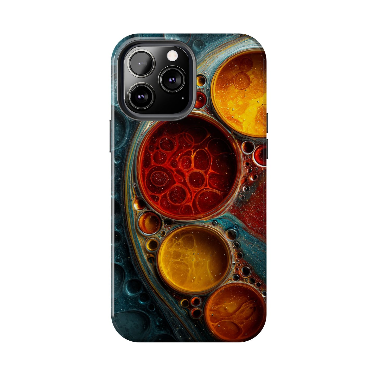 Vibrant Abstract Tough Phone Case - Durable Protection with Artistic Design
