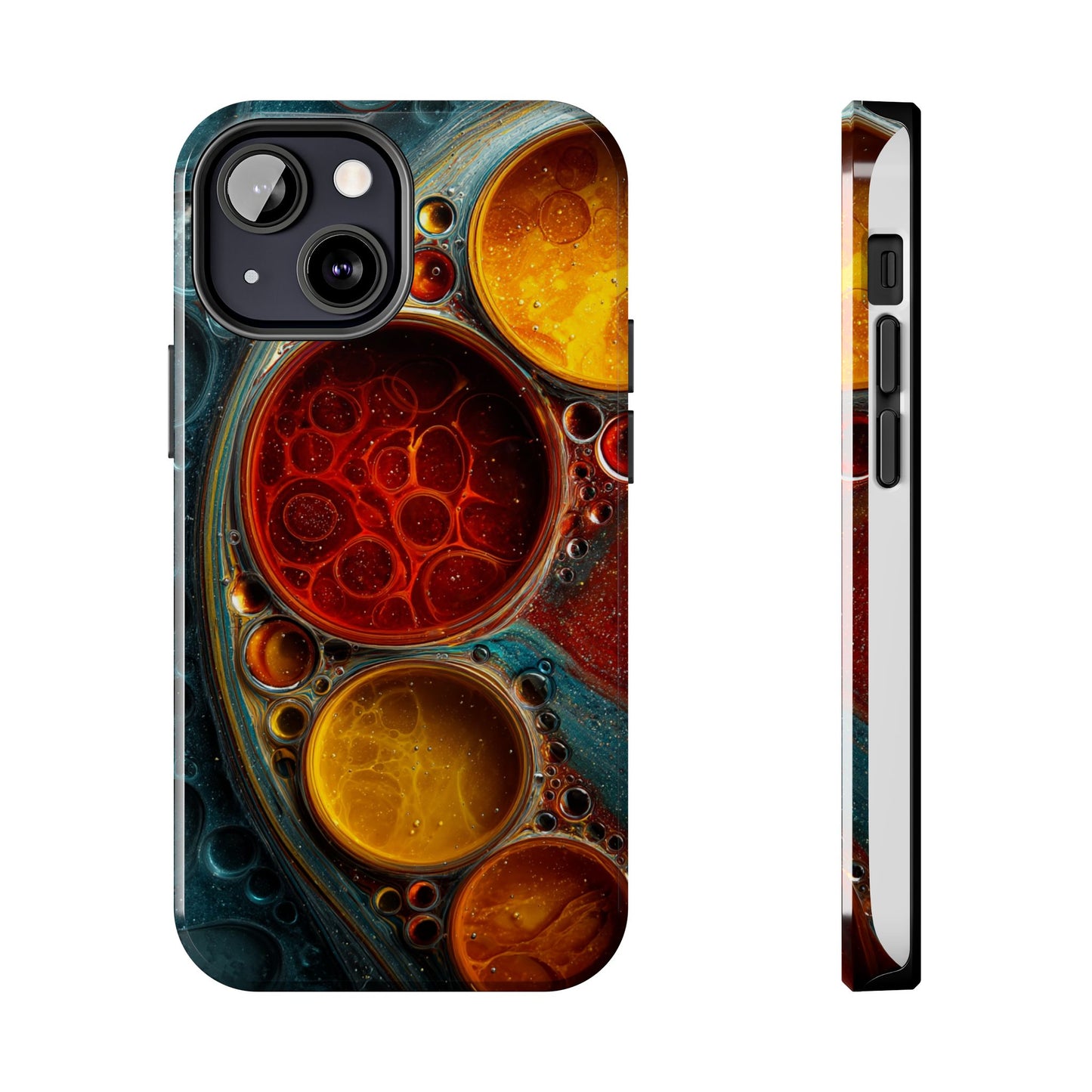 Vibrant Abstract Tough Phone Case - Durable Protection with Artistic Design