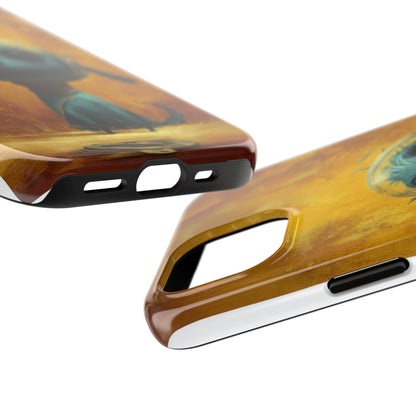 Cute Dog Art Tough Phone Case - Stylish & Protective