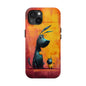 Colorful Dog & Cat Tough Phone Case – Fun Pet Lover Accessory