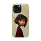 Artistic Tough Phone Case - Cute Character Design for Kids and Teens
