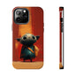 Adventurous Character Tough Phone Case - Durable Protection for Creative Souls