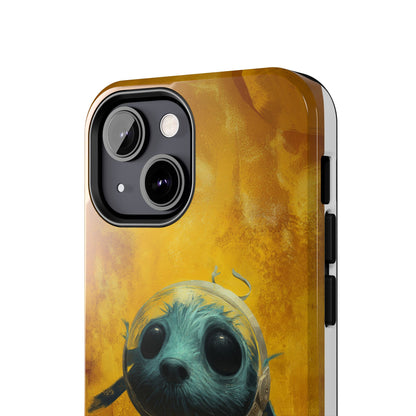 Cute Dog Art Tough Phone Case - Stylish & Protective
