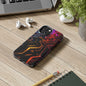 Neural Network Neon Nexus Phone Case - Electric Blue Circuit Maze by Artist Skipper | Premium Tech Art Protection