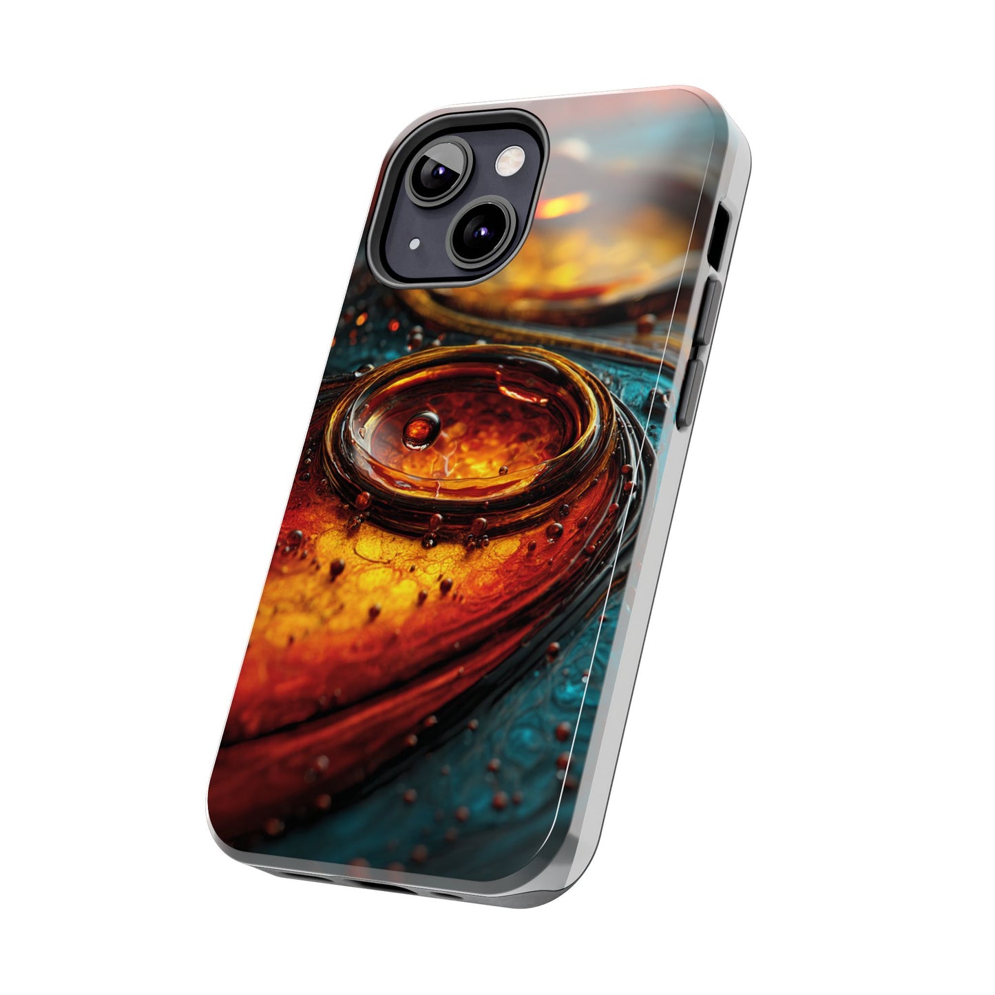 Artistic Tough Phone Case – Abstract Colorful Design for Unique Protection