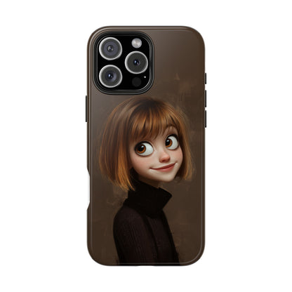 Cute Cartoon Character Tough Phone Case - Durable & Stylish Protection