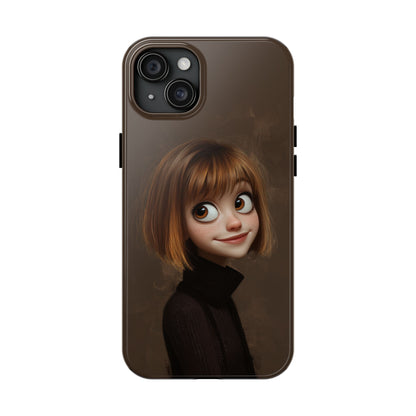 Cute Cartoon Character Tough Phone Case - Durable & Stylish Protection