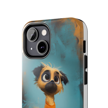 Cute Cartoon Dog Tough Phone Case for Pet Lovers
