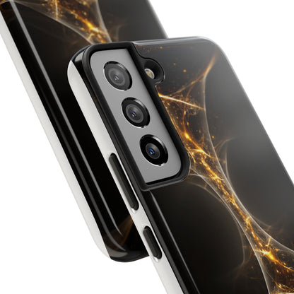 Cosmic Glow Tough Phone Case - Durable Protection with Stellar Design