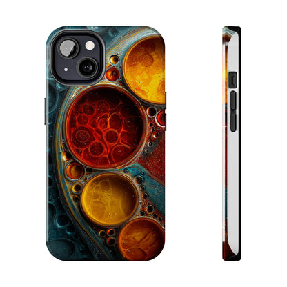Vibrant Abstract Tough Phone Case - Durable Protection with Artistic Design