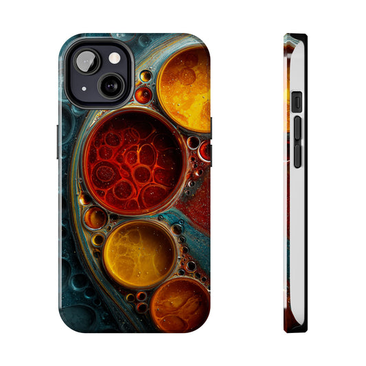 Vibrant Abstract Tough Phone Case - Durable Protection with Artistic Design