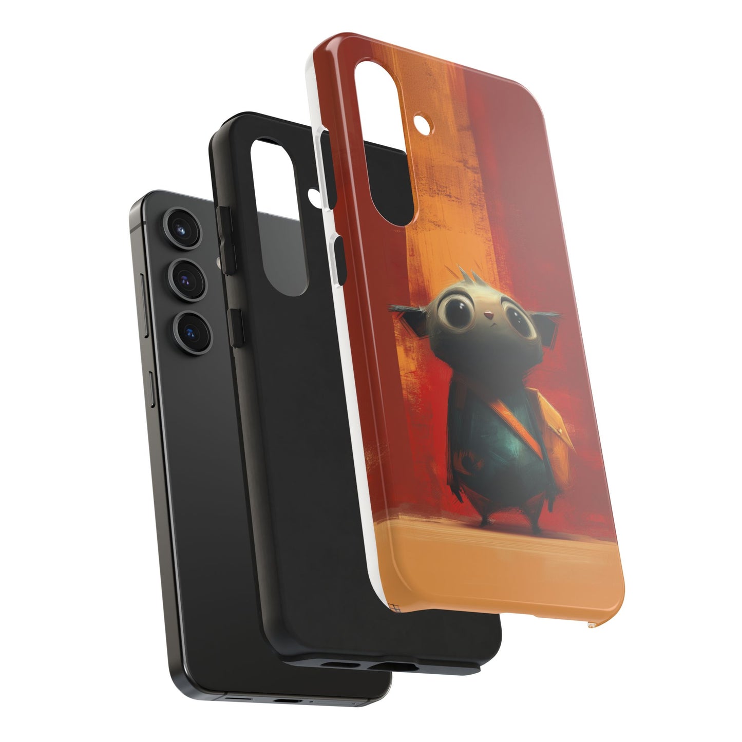 Adventurous Character Tough Phone Case - Durable Protection for Creative Souls