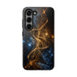 Stylish Tough Phone Cases with Sparkling Swirls Design