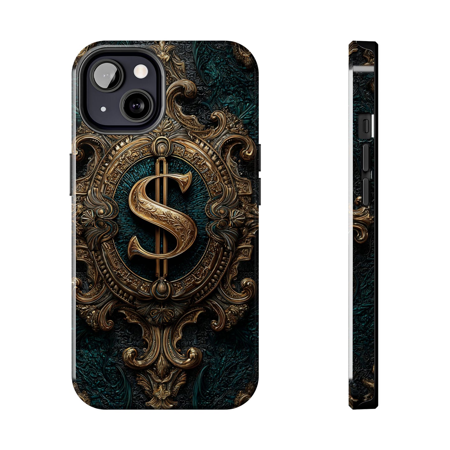 Luxury vintage phone case with tough protection and artistic royal design. An ideal gift for him or her and a bold everyday accessory.