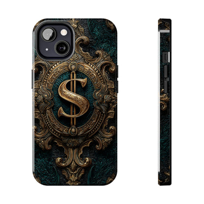 Luxury vintage phone case with tough protection and artistic royal design. An ideal gift for him or her and a bold everyday accessory.
