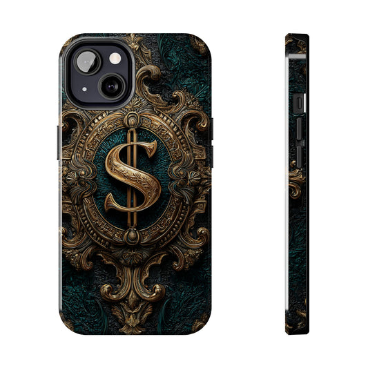 Luxury vintage phone case with tough protection and artistic royal design. An ideal gift for him or her and a bold everyday accessory.