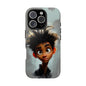 Artistic Tough Phone Case - Unique Design with Character - Great Gift Idea