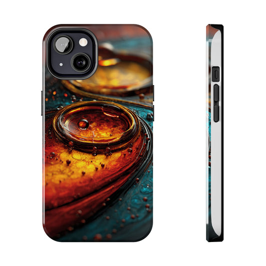 Artistic Tough Phone Case – Abstract Colorful Design for Unique Protection
