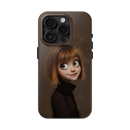 Cute Cartoon Character Tough Phone Case - Durable & Stylish Protection