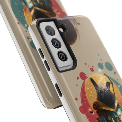 Whimsical Pet-Inspired Tough Phone Case - Perfect for Animal Lovers