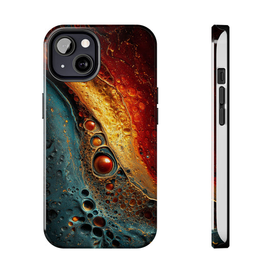Abstract Colorful Tough Phone Case - Protective Cover with Unique Design