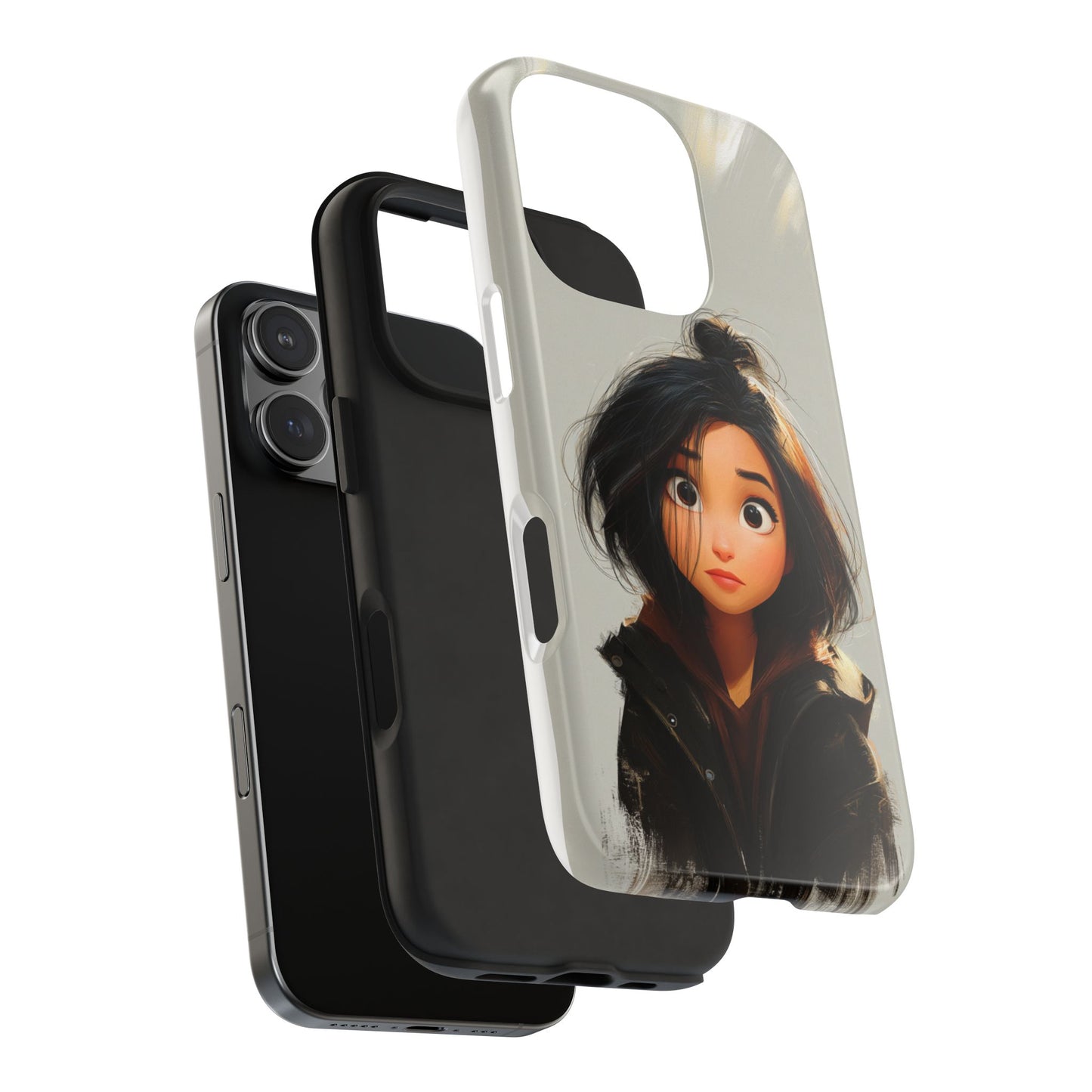 Artistic Tough Phone Case - Unique Design for Creative Souls