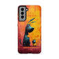 Colorful Dog & Cat Tough Phone Case – Fun Pet Lover Accessory