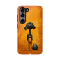 Cute Dog Art Tough Phone Case for Animal Lovers