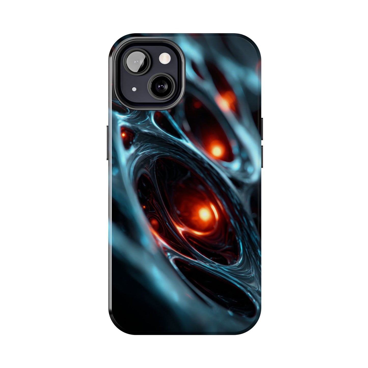 Durable phone case featuring bold sci-fi inspired artwork.