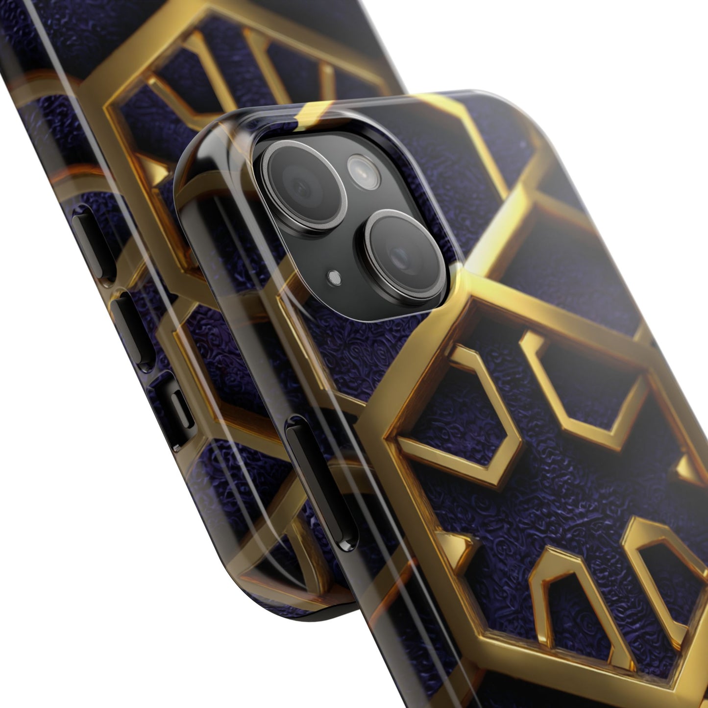 Elegant Geometric Tough Phone Case by Skipper – Durable Stylish Protection & Creative Gift for Tech Lovers