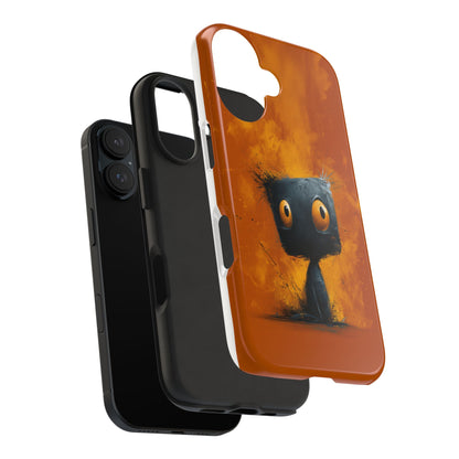 Cute Monster Tough Phone Case - Durable Protector for Kids & Adults