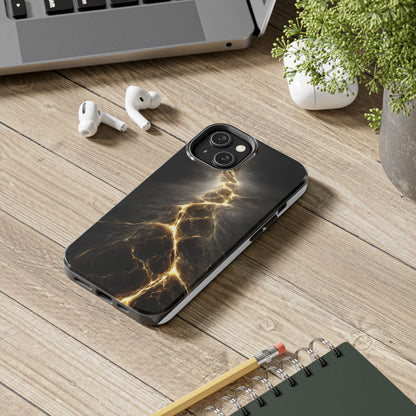 Lightning Bolt Tough Phone Case - Durable & Stylish Protection