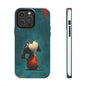 Whimsical Dog Tough Phone Case - Perfect for Pet Lovers!