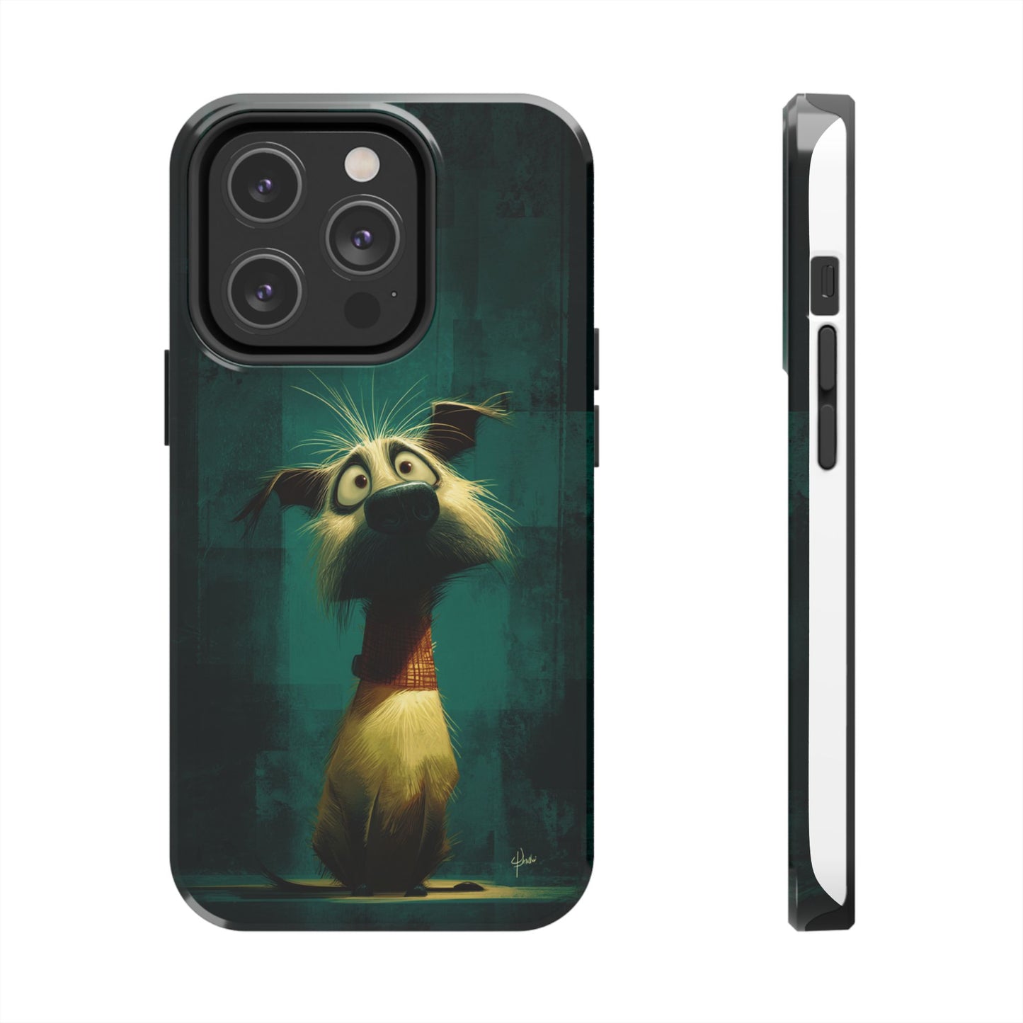 Cute Pet-Inspired Tough Phone Case - Ideal for Animal Lovers