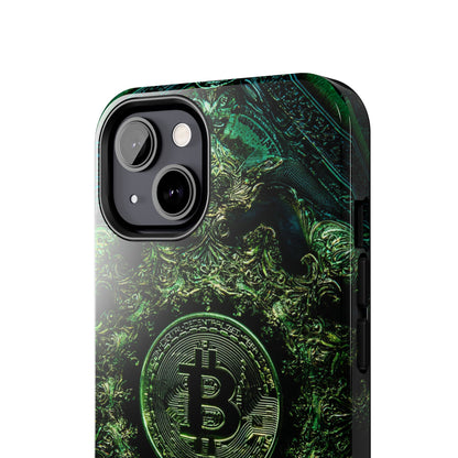 Bitcoin Cryptocurrency Tough Phone Case by Skipper – Durable Premium Tech Accessory