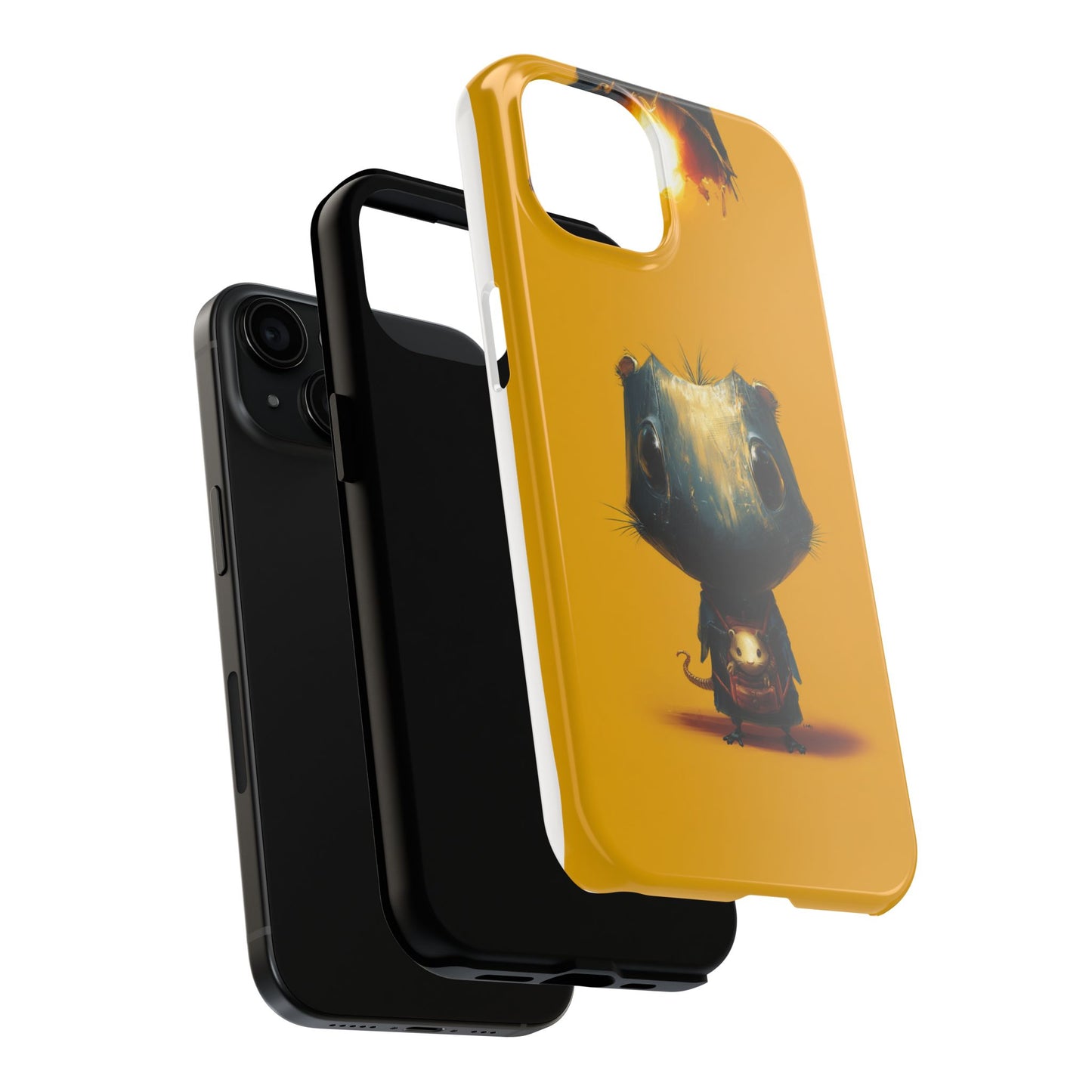 Whimsical Tough Phone Case | Cute Character Design for Animal Lovers
