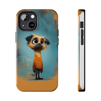 Cute Cartoon Dog Tough Phone Case for Pet Lovers