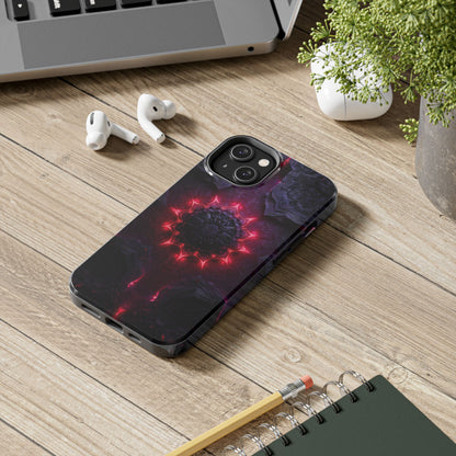 Solar Nexus Neon Nexus Phone Case - Stellar Core Energy Ring by Artist Skipper | Premium Space Tech Phone Cover