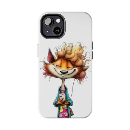 Quirky Fox Phone Case – Cute Animal Cover & Fun Gift for Teens