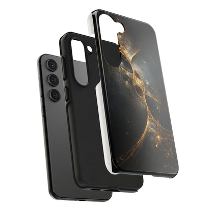 Galactic Elegance Tough Phone Case - Premium Protection for Cosmic Lovers