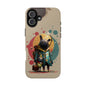 Whimsical Pet-Inspired Tough Phone Case - Perfect for Animal Lovers