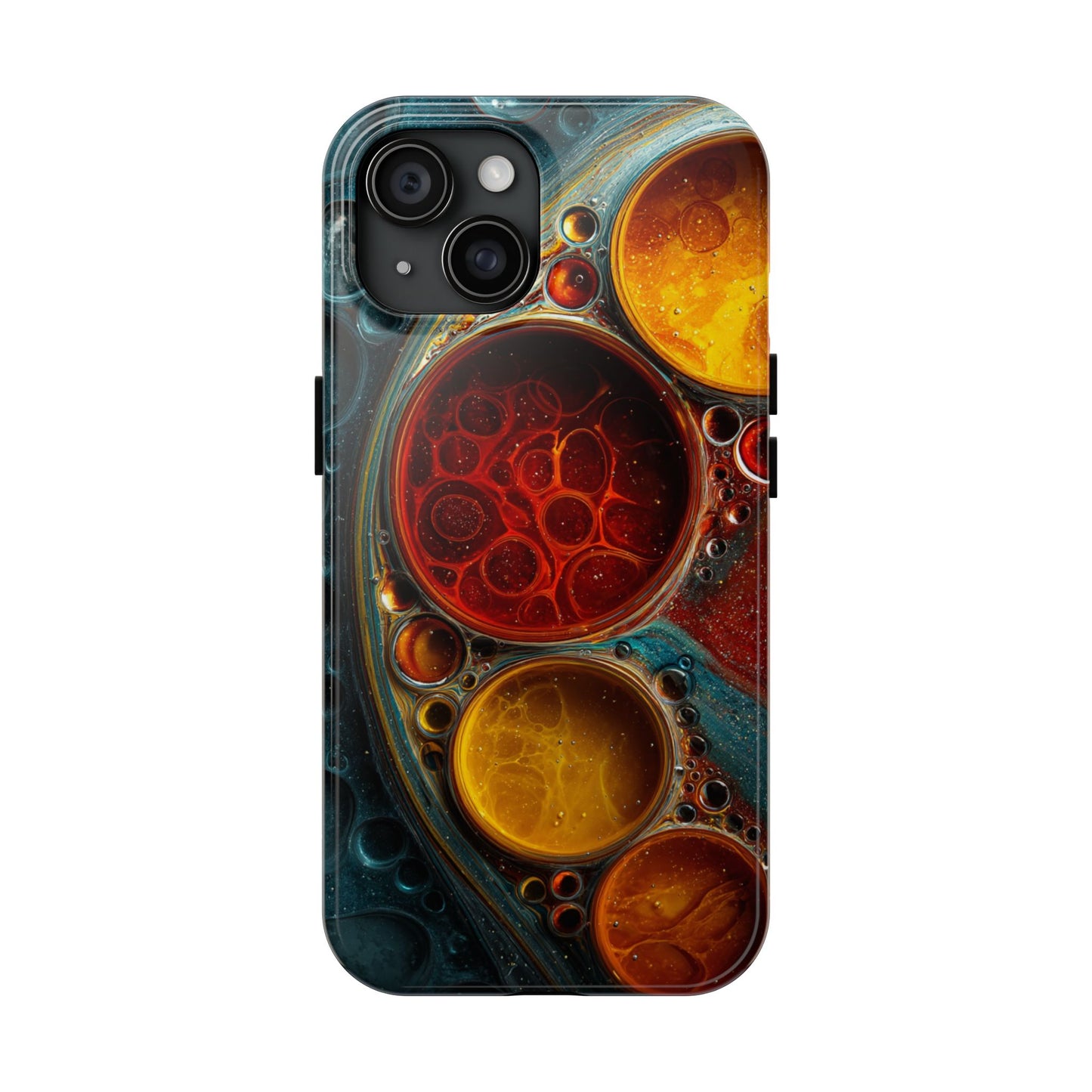Vibrant Abstract Tough Phone Case - Durable Protection with Artistic Design