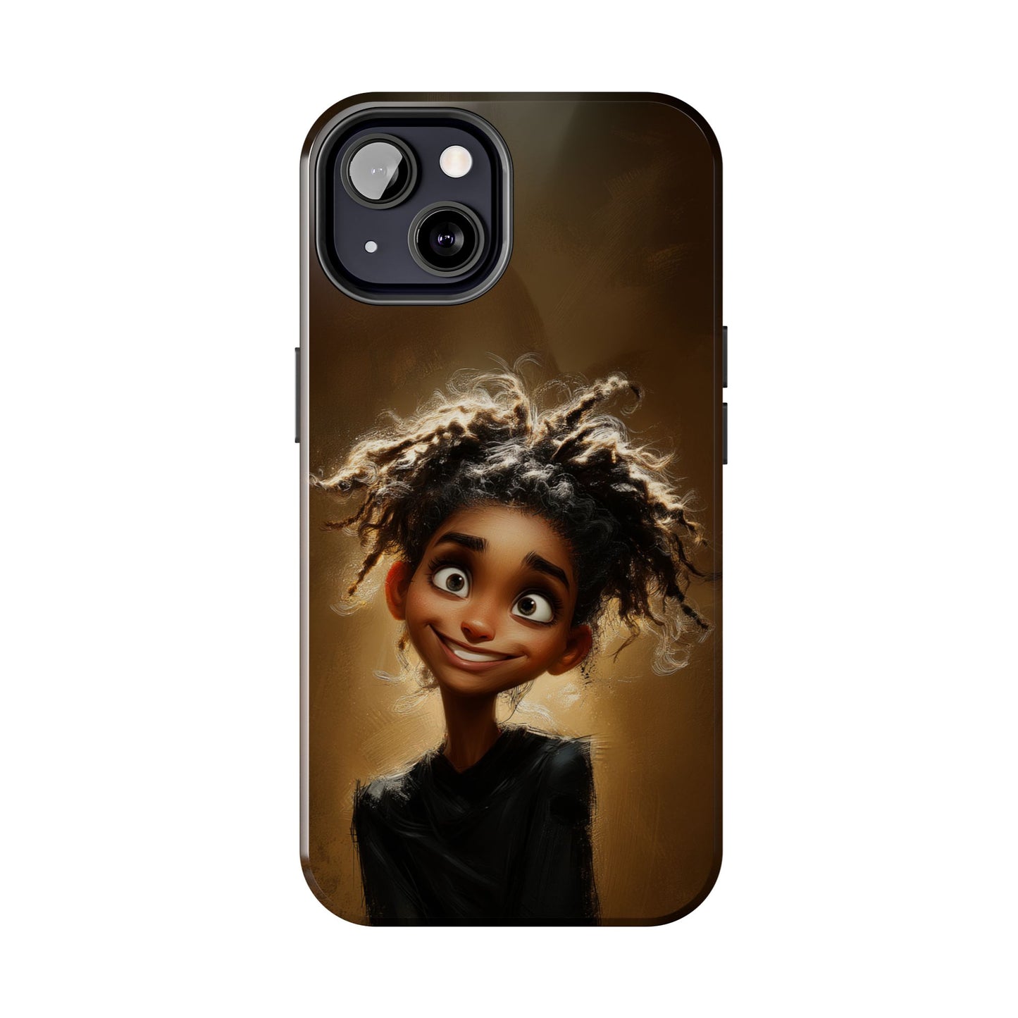 Whimsical Tough Phone Case with Playful Character Design