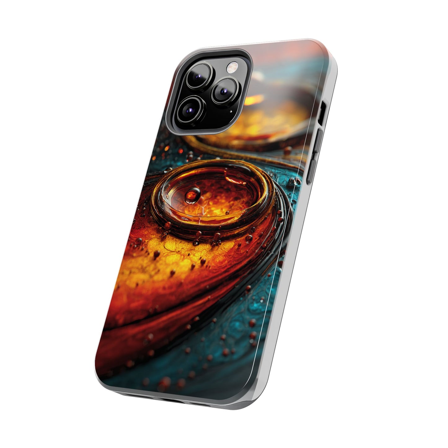 Artistic Tough Phone Case – Abstract Colorful Design for Unique Protection