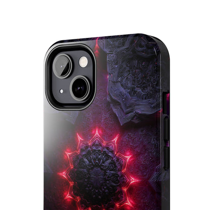 Solar Nexus Neon Nexus Phone Case - Stellar Core Energy Ring by Artist Skipper | Premium Space Tech Phone Cover