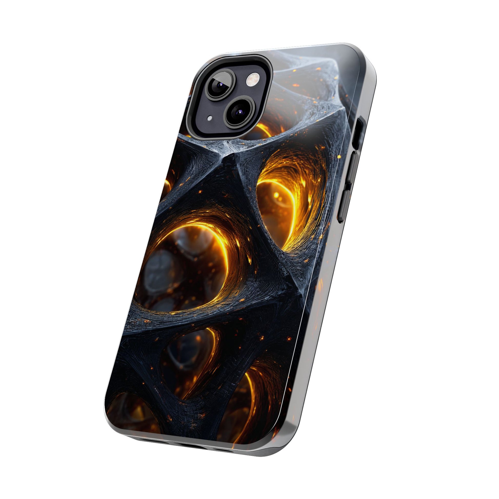 artistic tough phone case for iPhone and Samsung